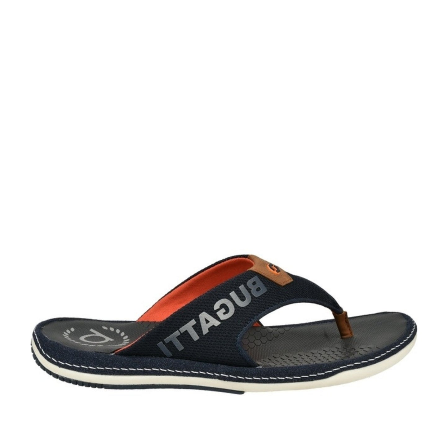 Branson Men's Blue Open-Toe Slippers