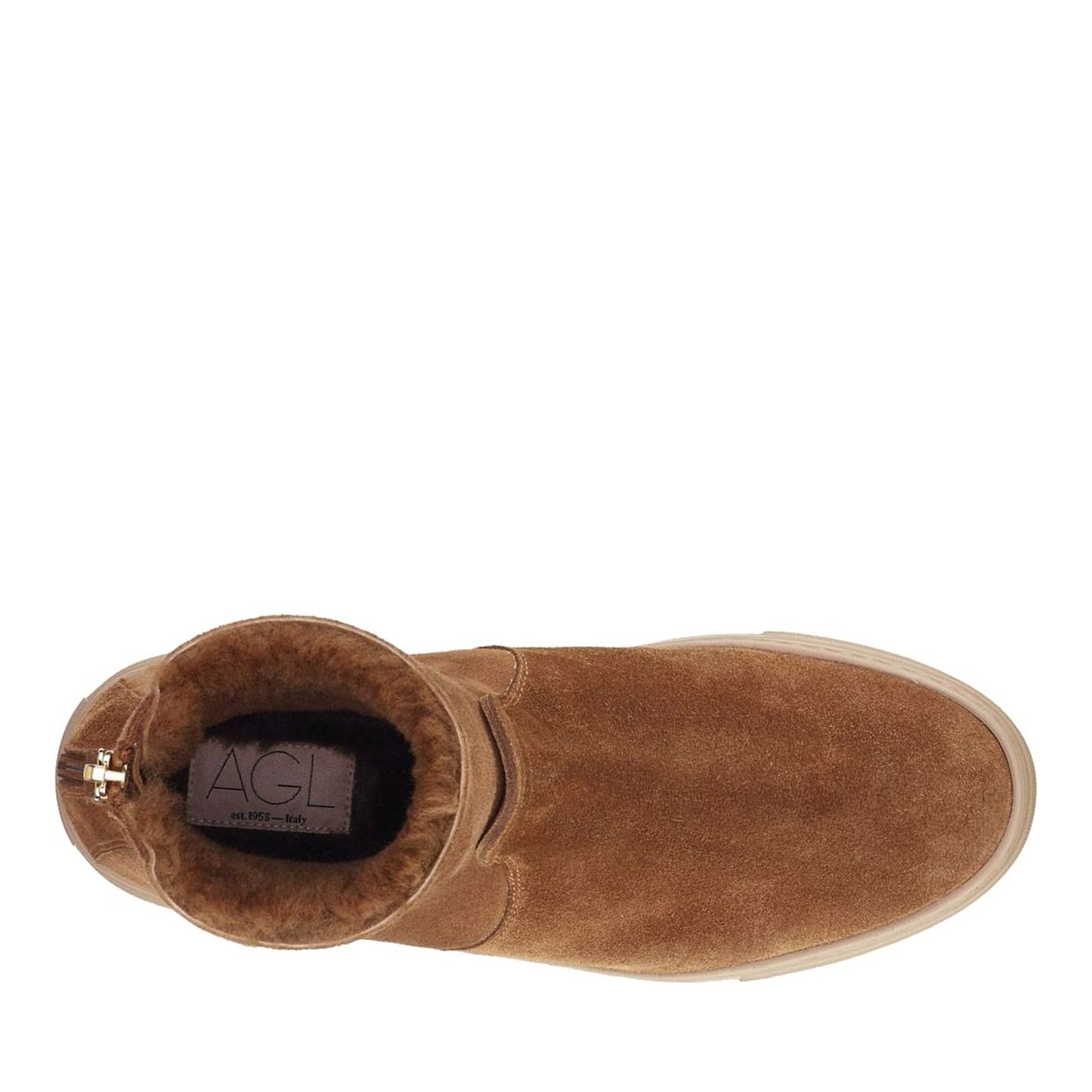 Meghan Women's Brown Warm Wedge Ankle Boots