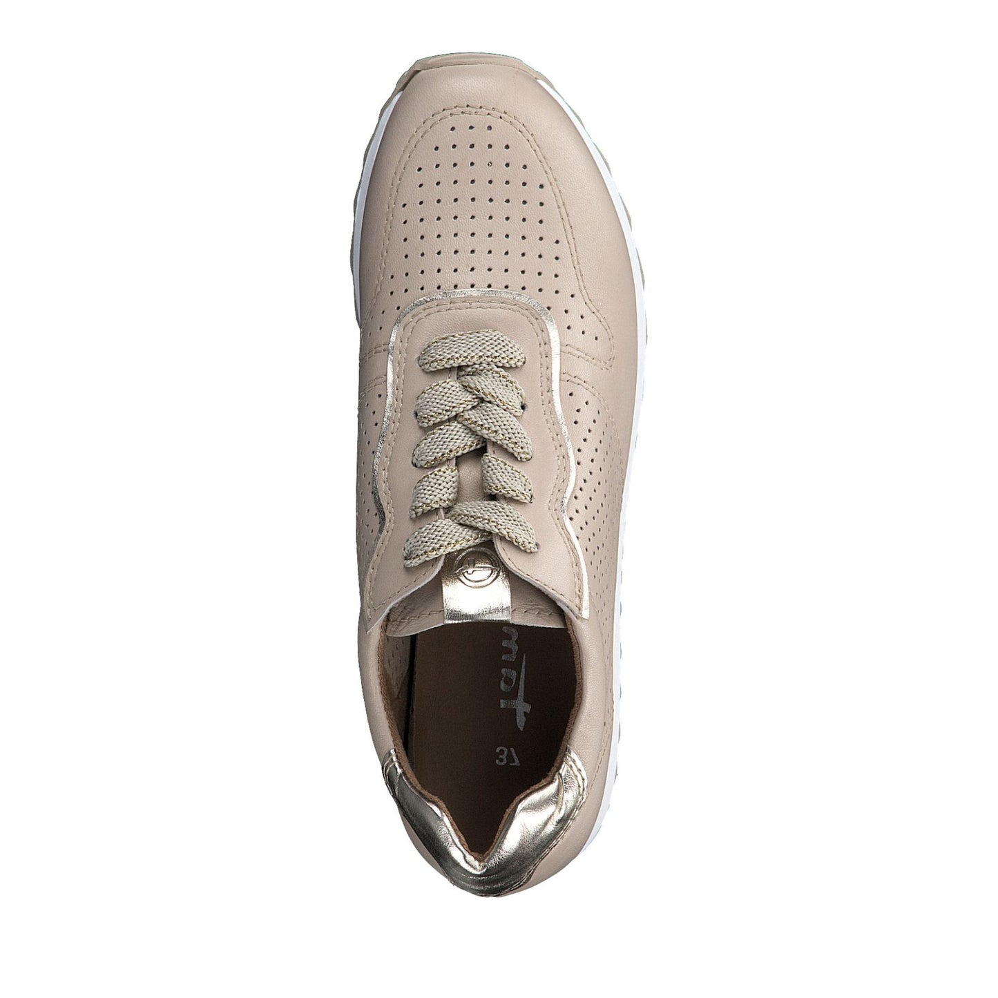Women's Beige Athletic Sneakers