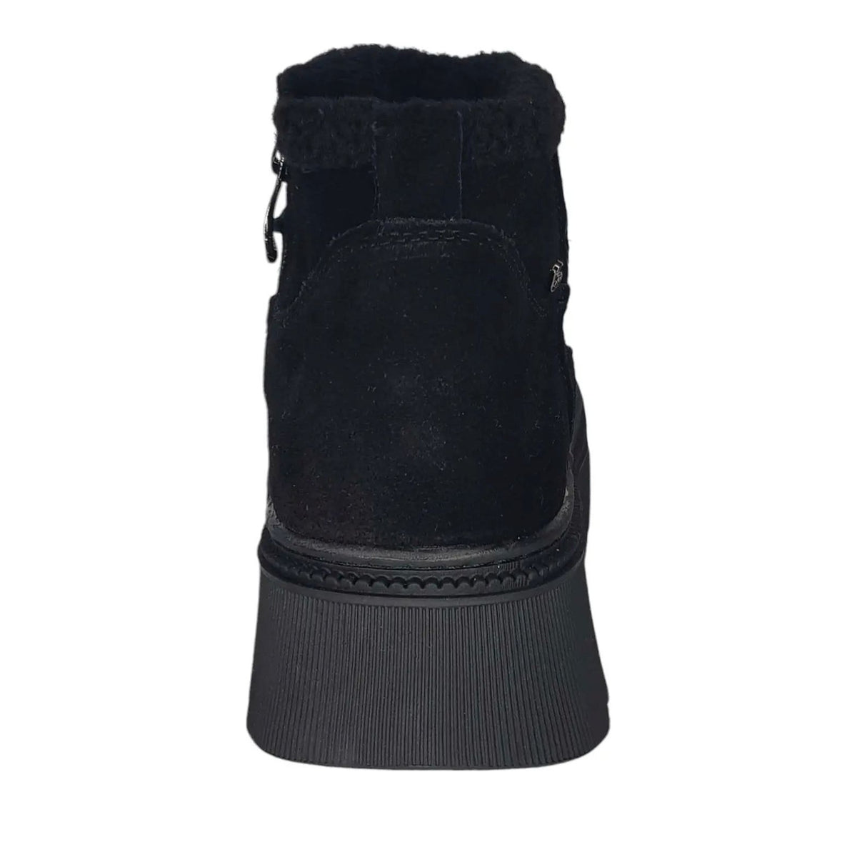 Women's Black Wedge Ankle Boots