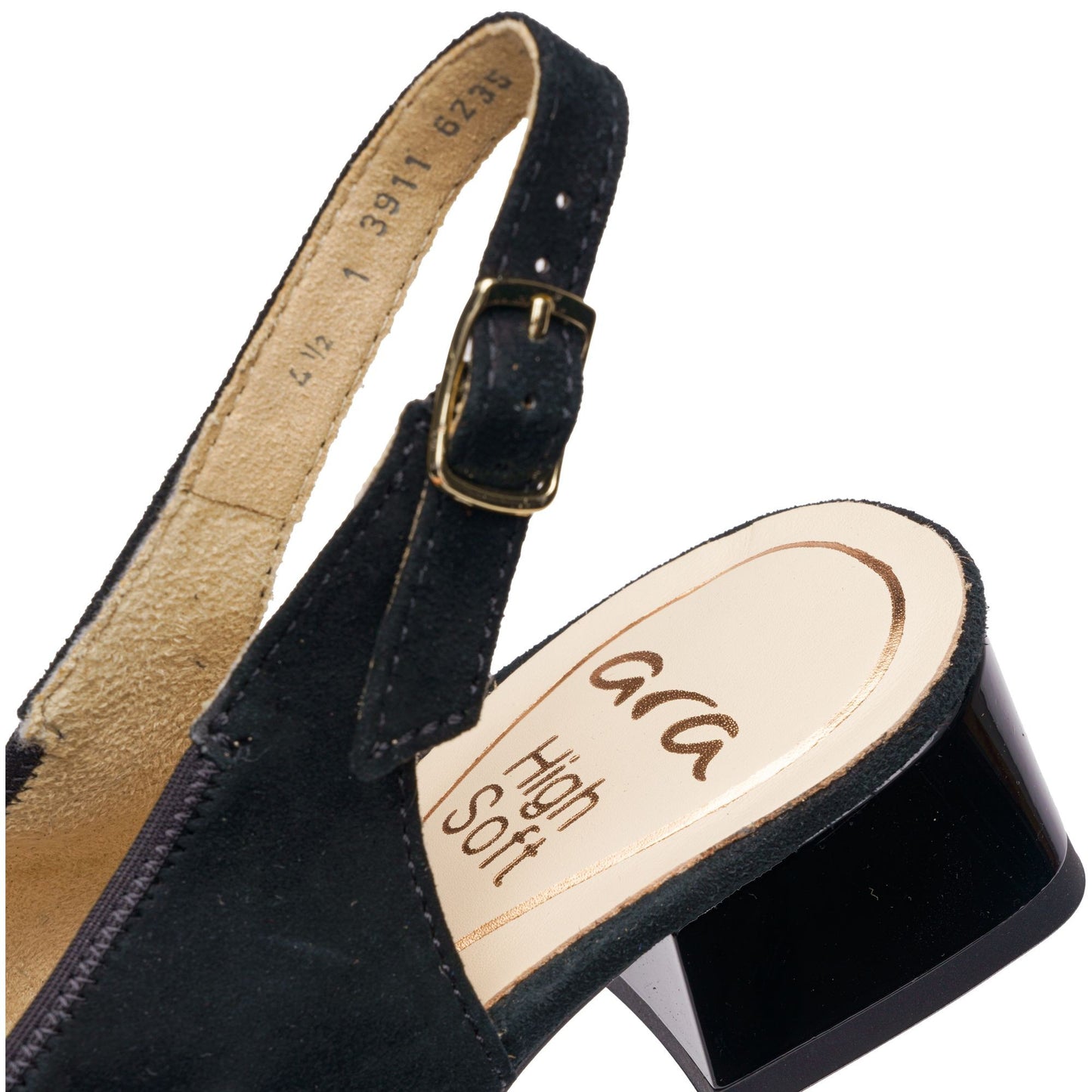 Graz Women's Black Dress Open-Toe Ballet Flats
