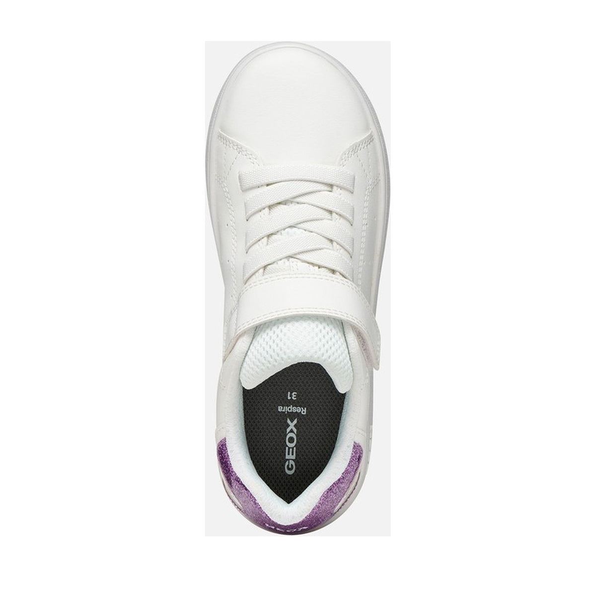 Eclyper Girls' White Fashion Sneakers