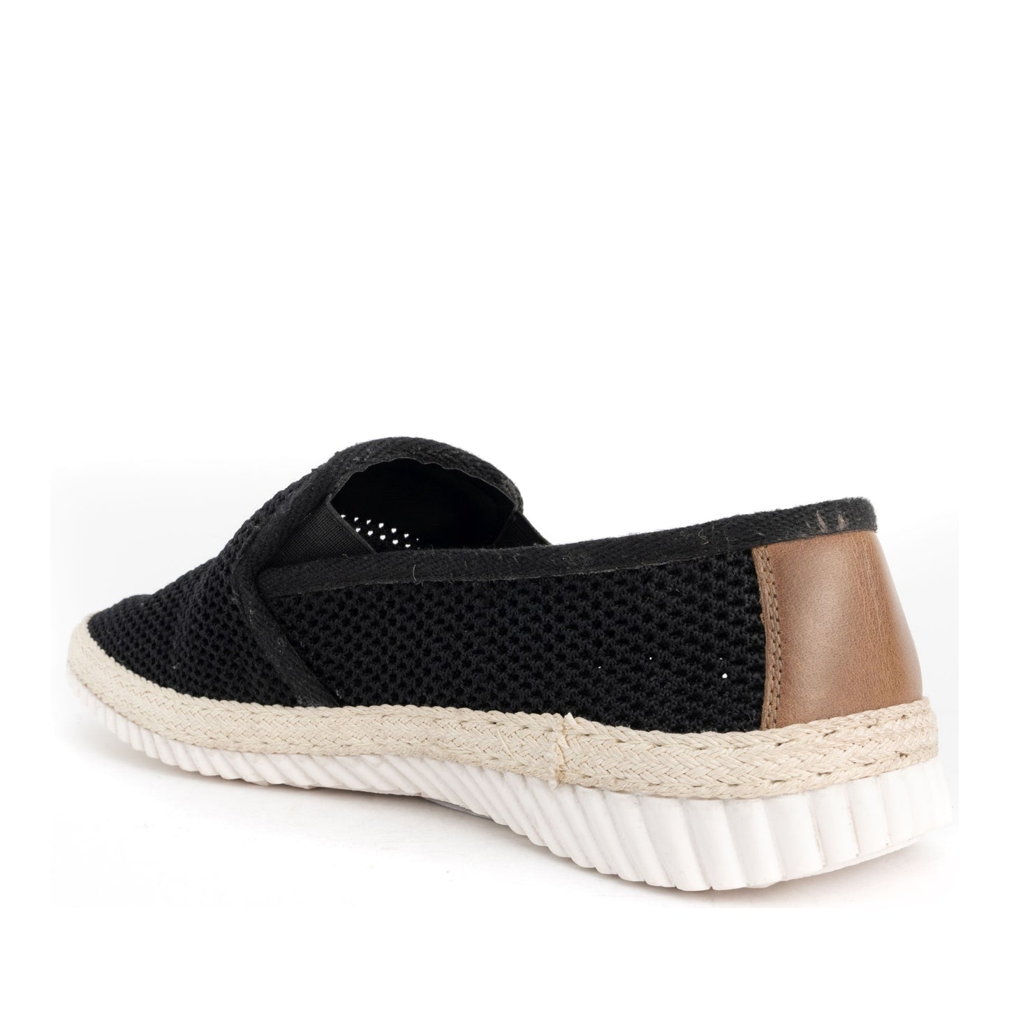 Men's Black Wedge Moccasins