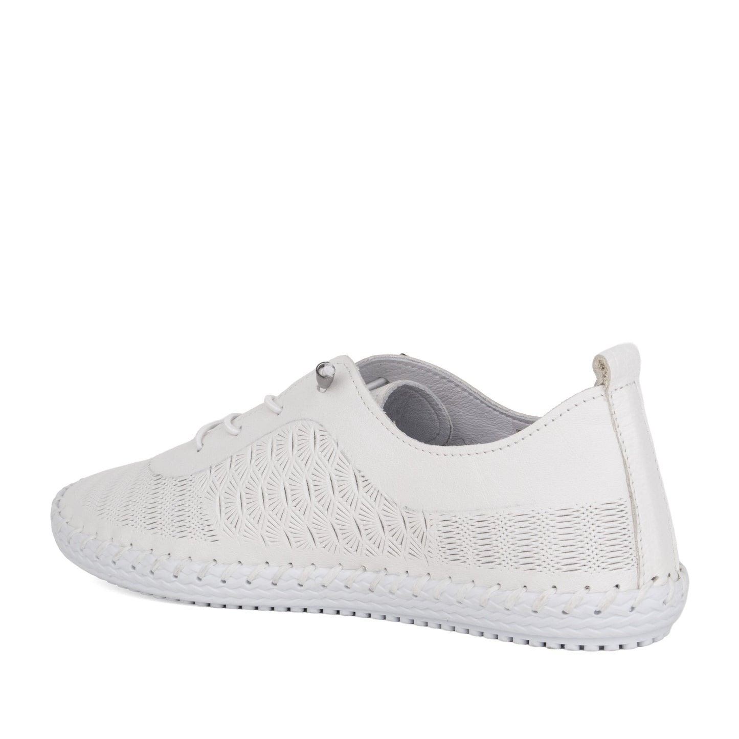 Women's White Fashion Sneakers