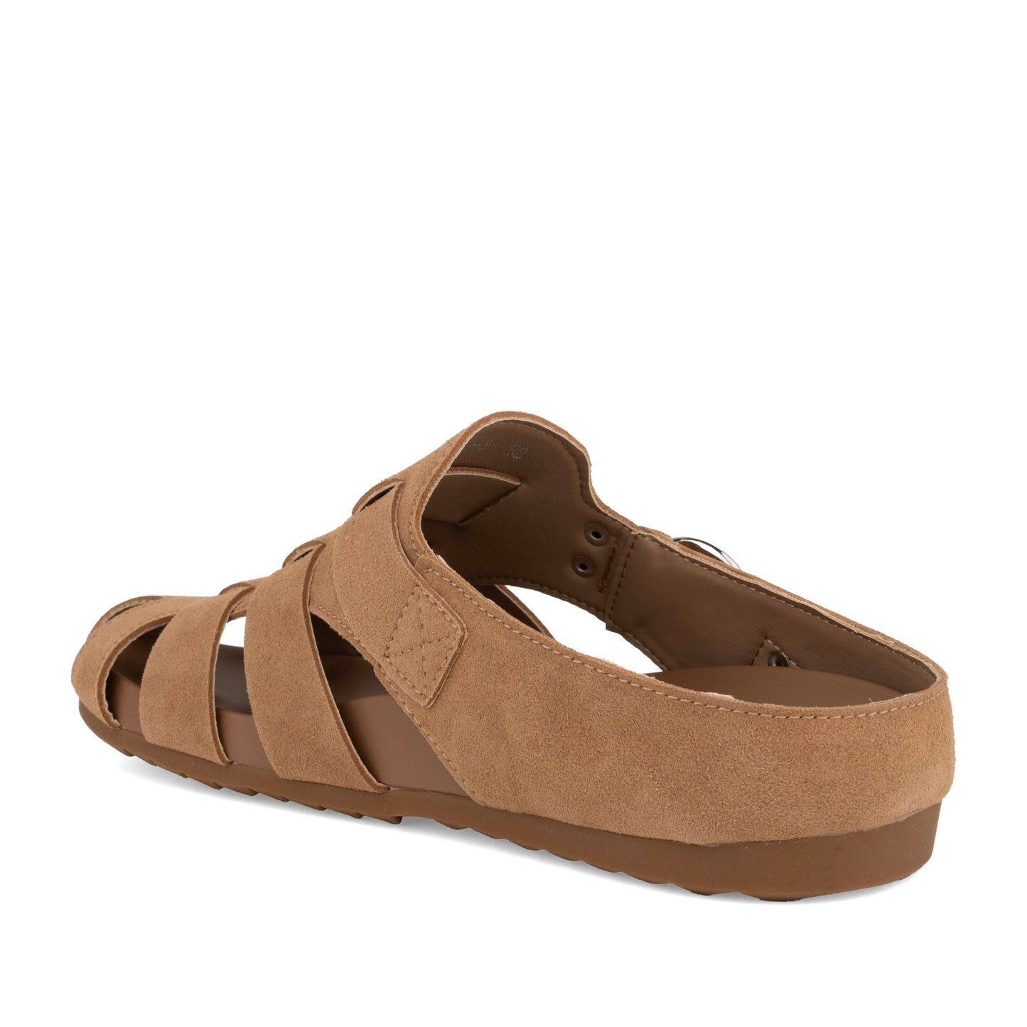 Women's Brown Wedge Open-Toe Slippers