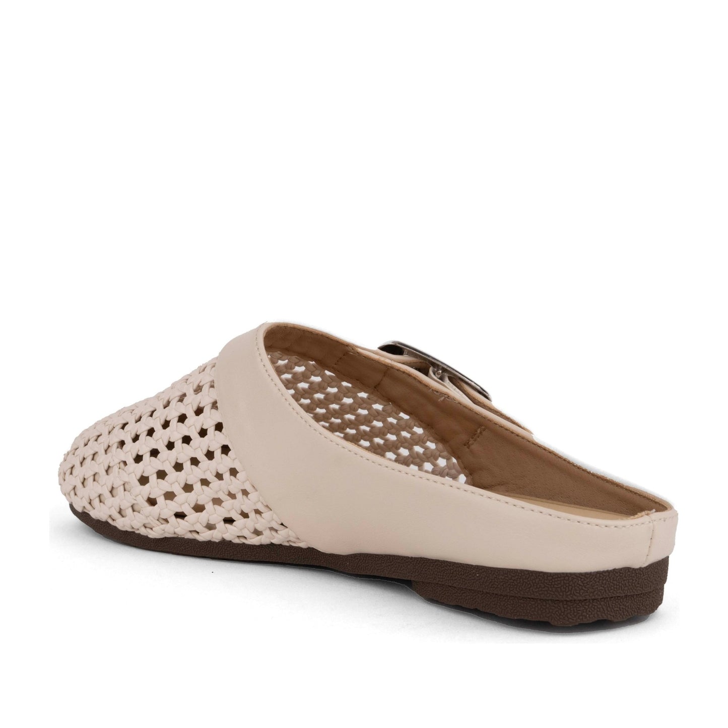 Women's Beige Mule Slippers