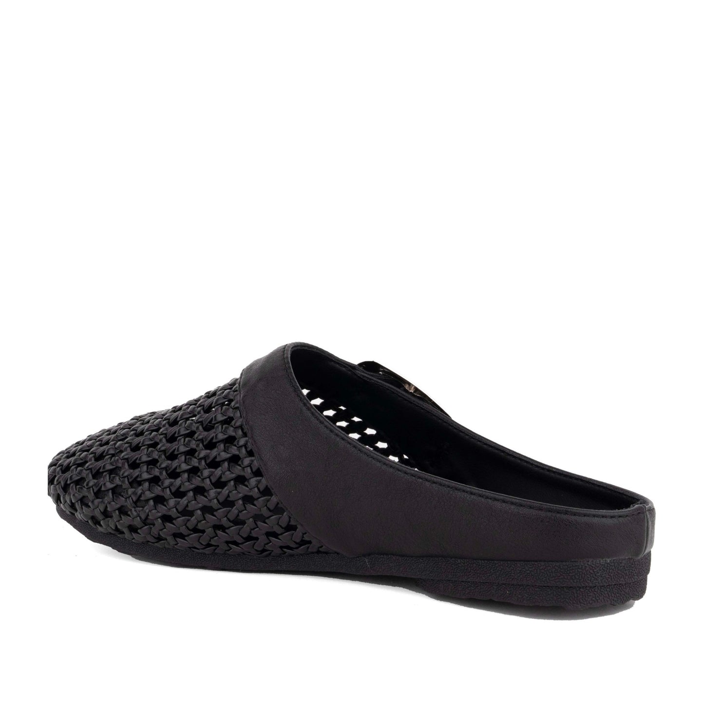 Women's Black Mule Slippers