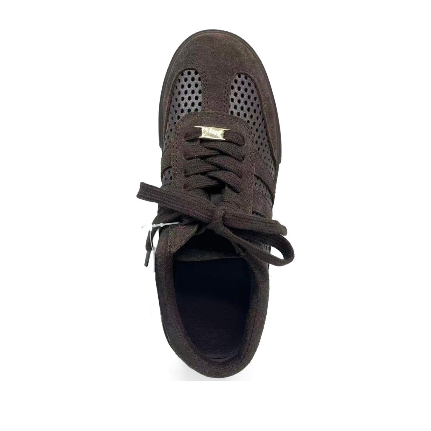 Women's Brown Wedge Fashion Sneakers