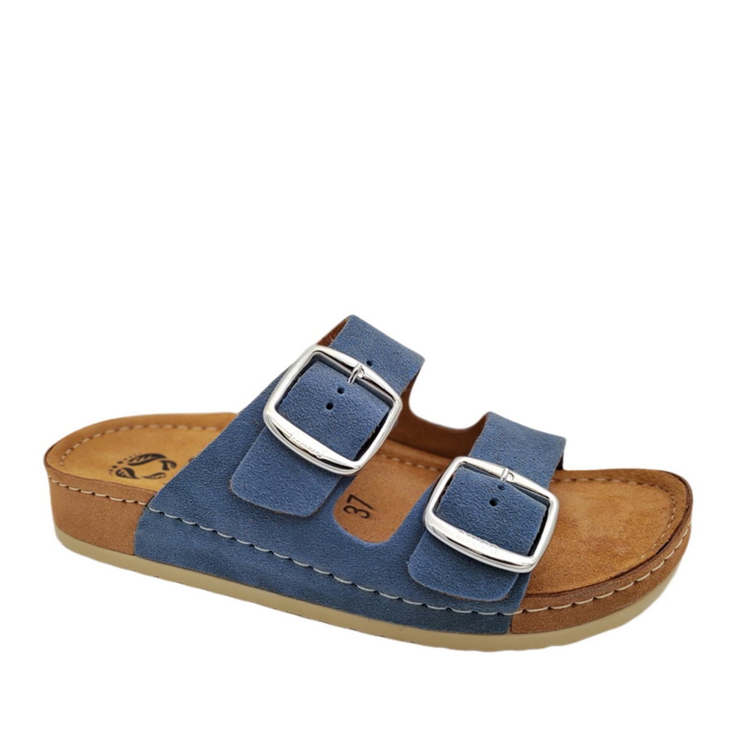 Nana Women's Blue Open-Toe Slippers