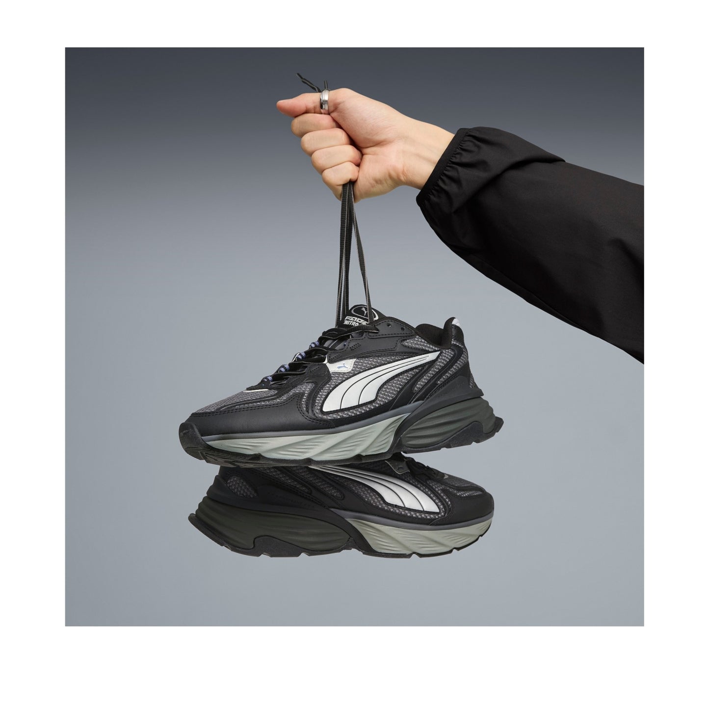 Fade Nitro LS Men's Gray Fashion Sneakers