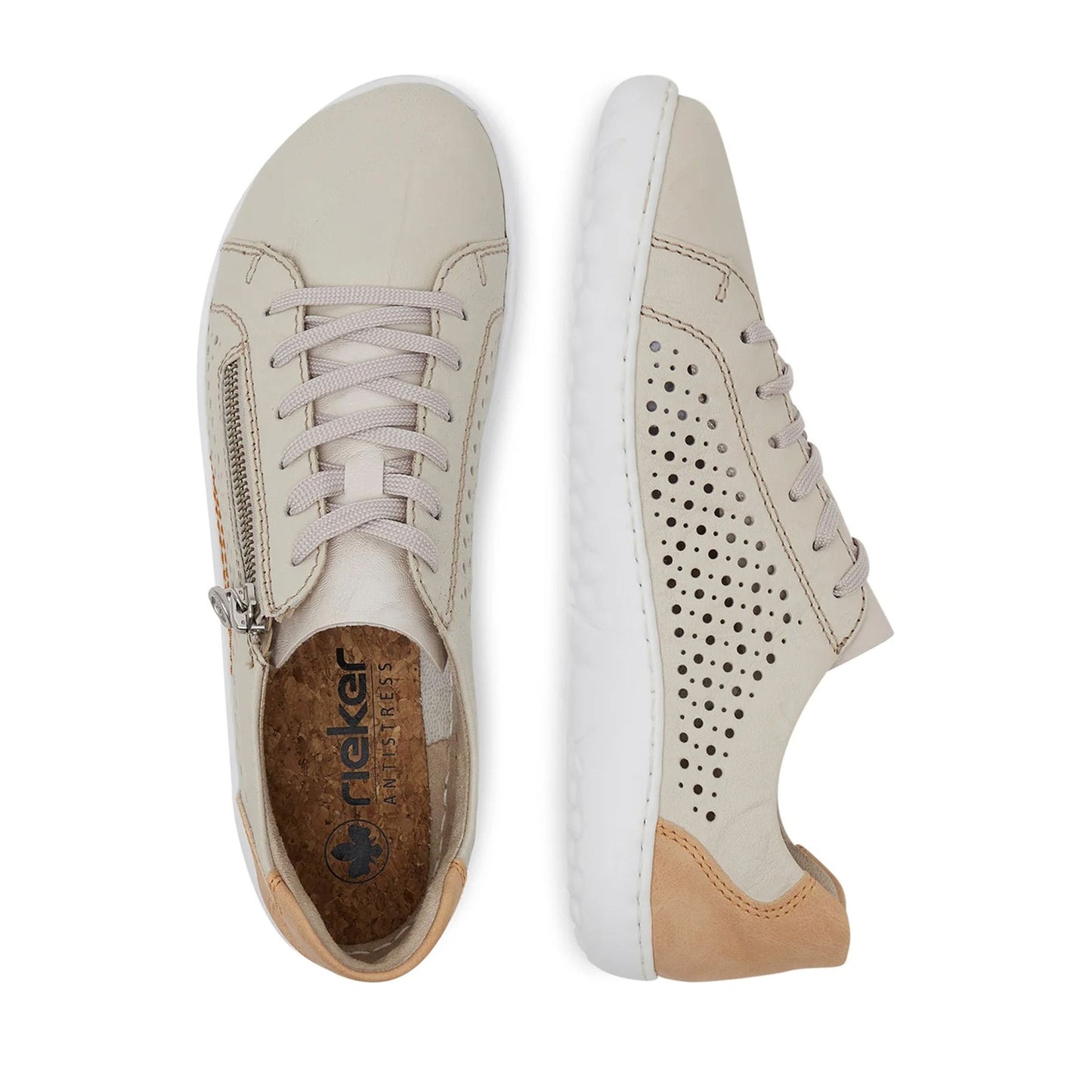 Women's Beige Fashion Sneakers