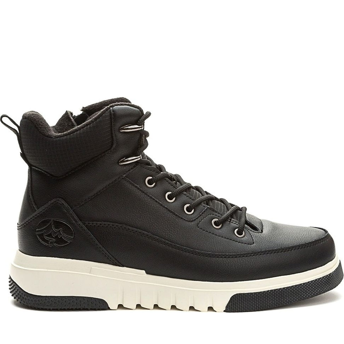 black casual closed booties