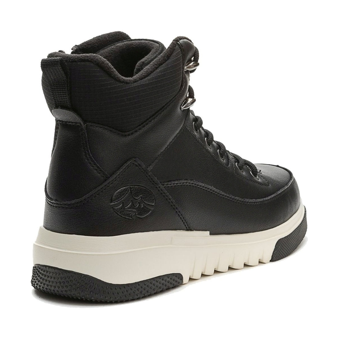 black casual closed booties