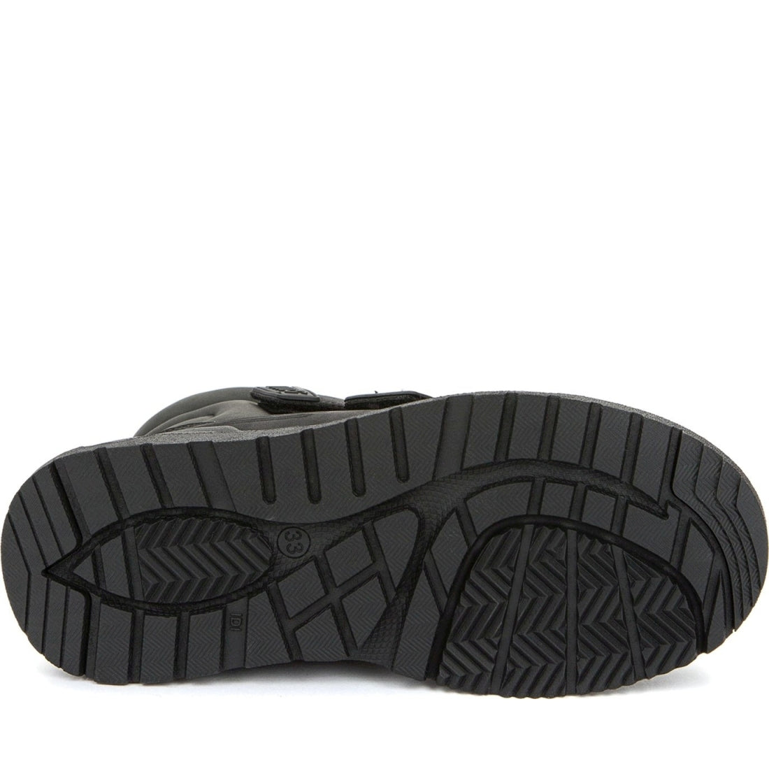 black casual closed booties