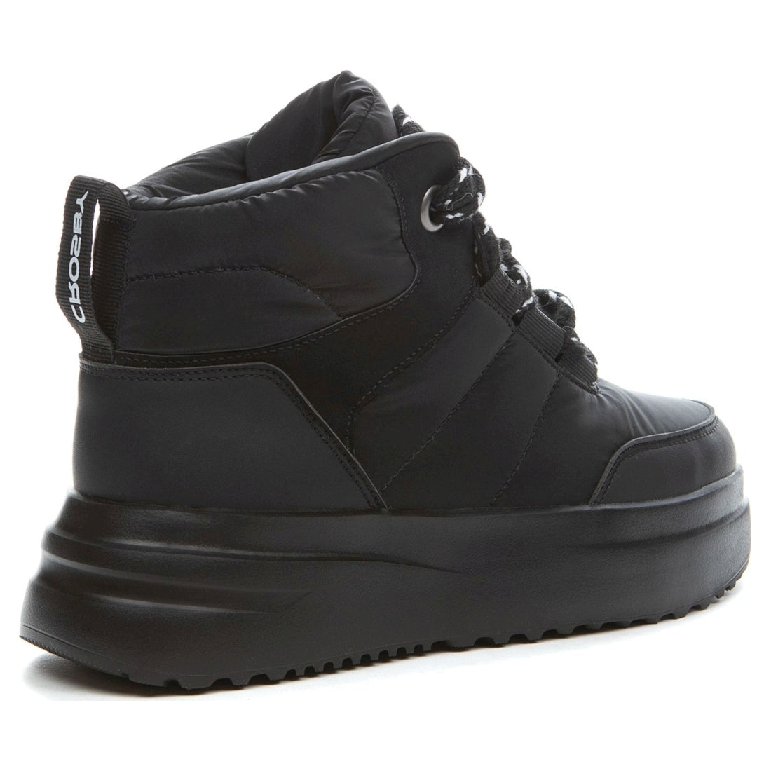 black casual closed booties