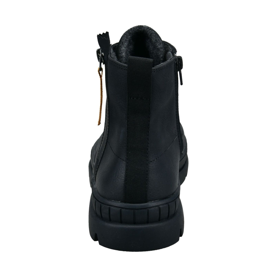 schwarz casual closed booties