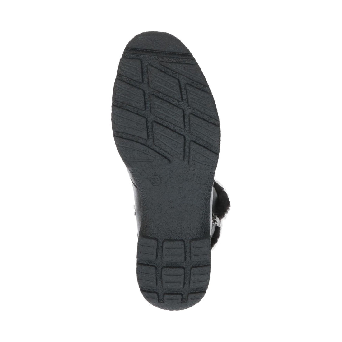 black casual closed booties