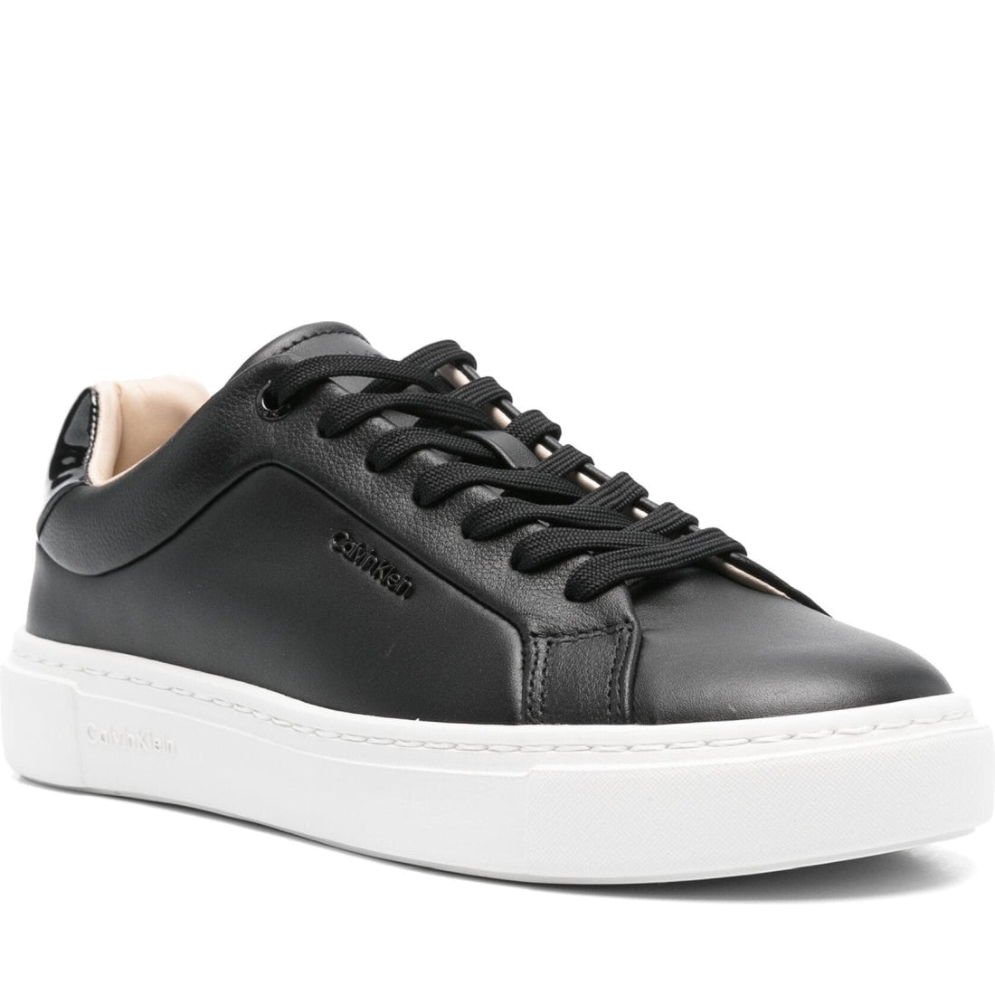 cupsole lace up leisure trainers