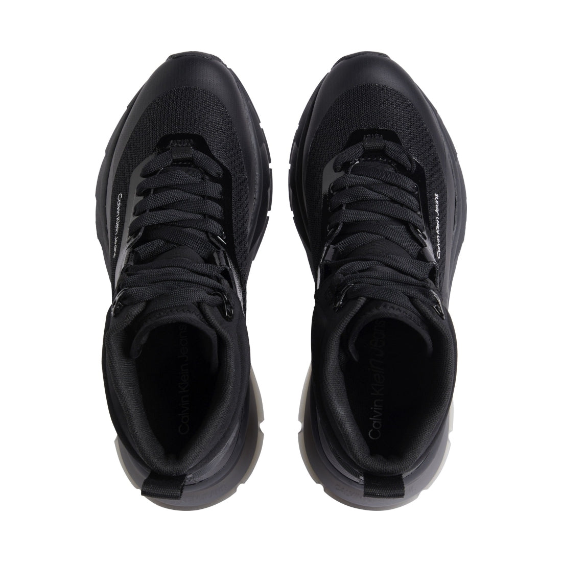 wedge runner lace up booties