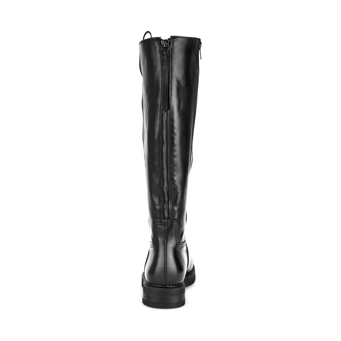 black casual closed boots