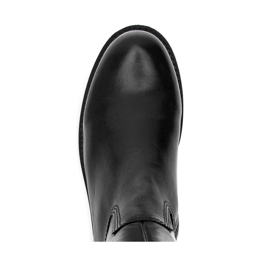black casual closed boots