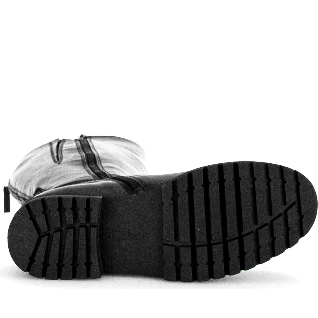black casual closed boots