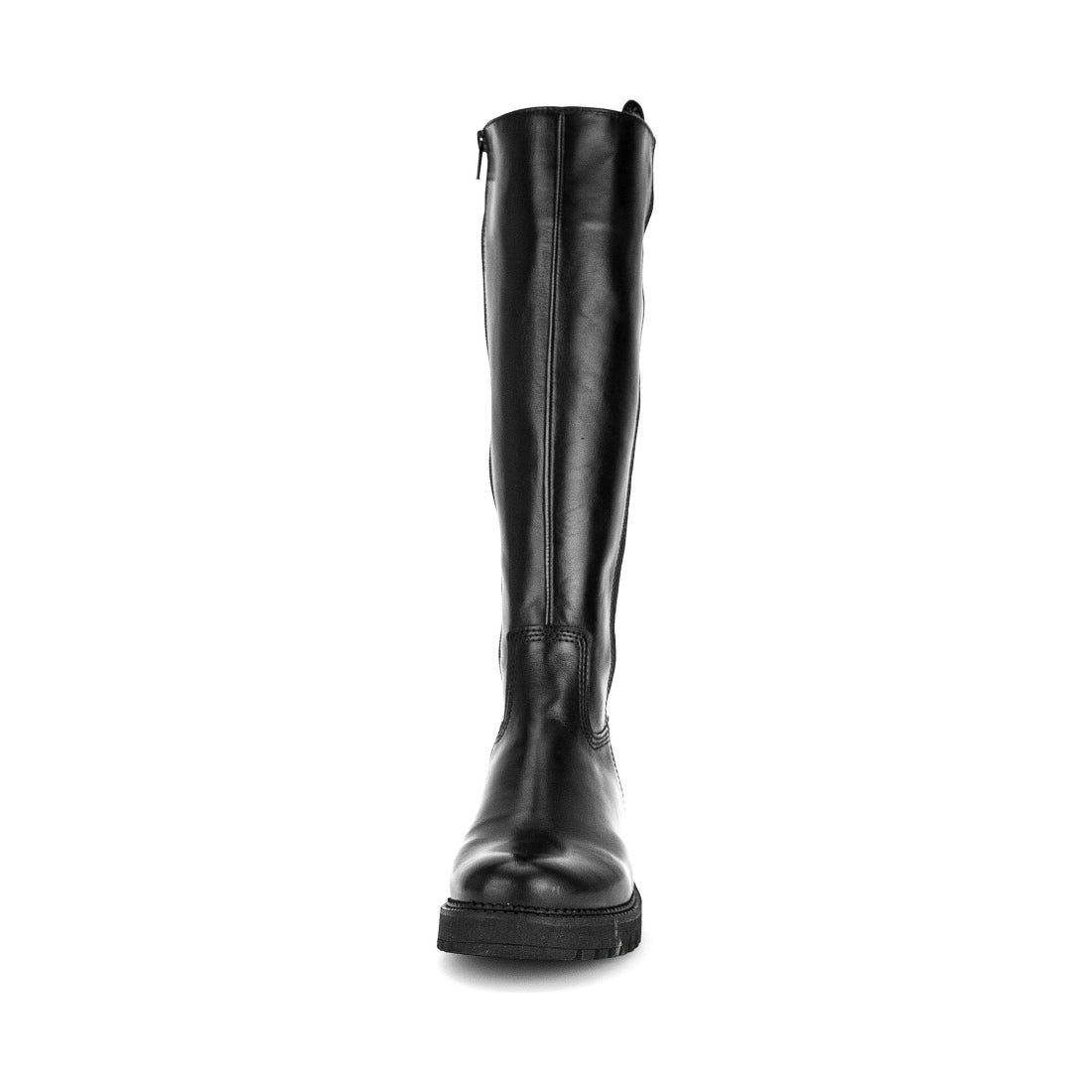 black casual closed boots