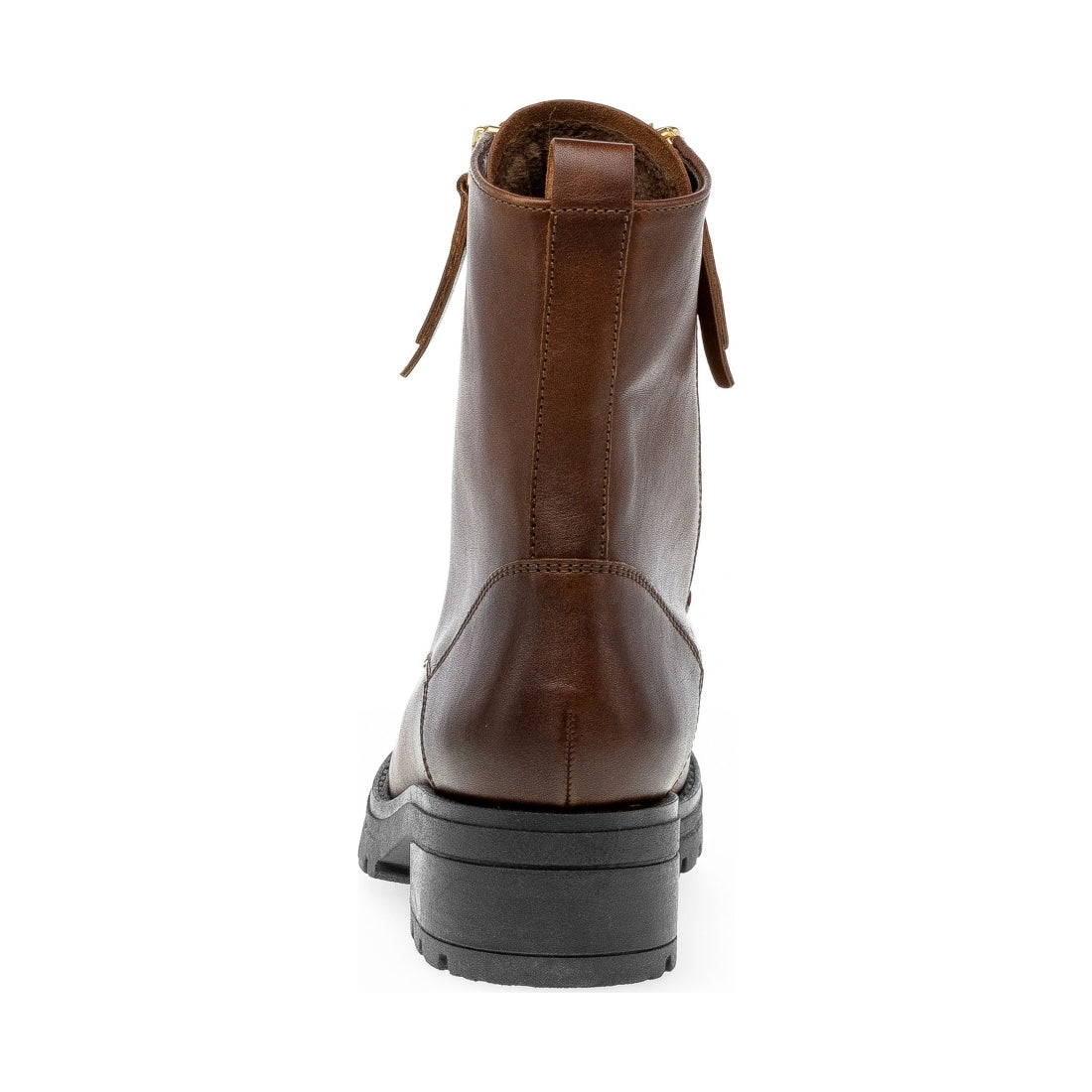 brown casual closed booties