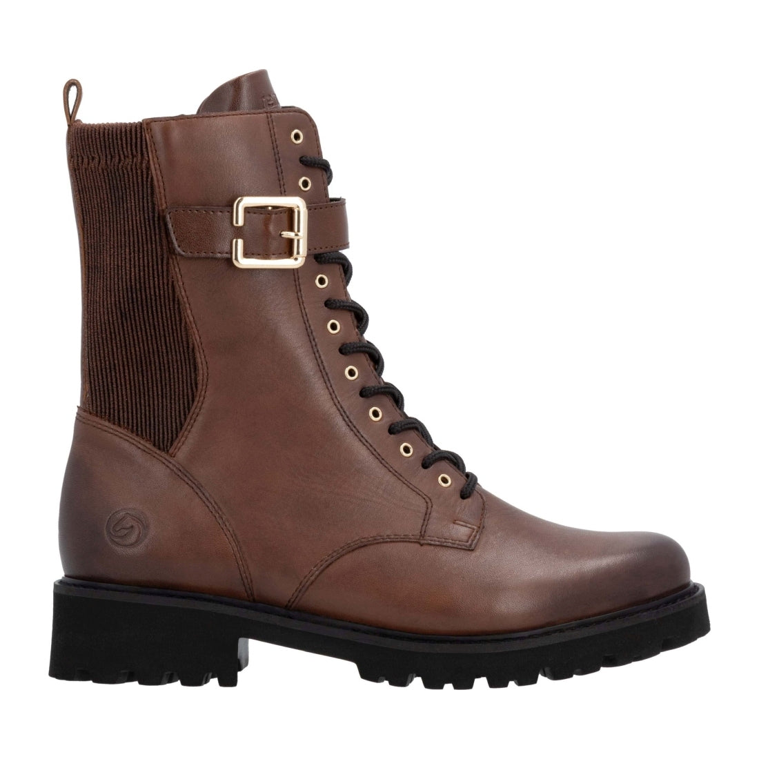 brown casual closed ladies mid height boots