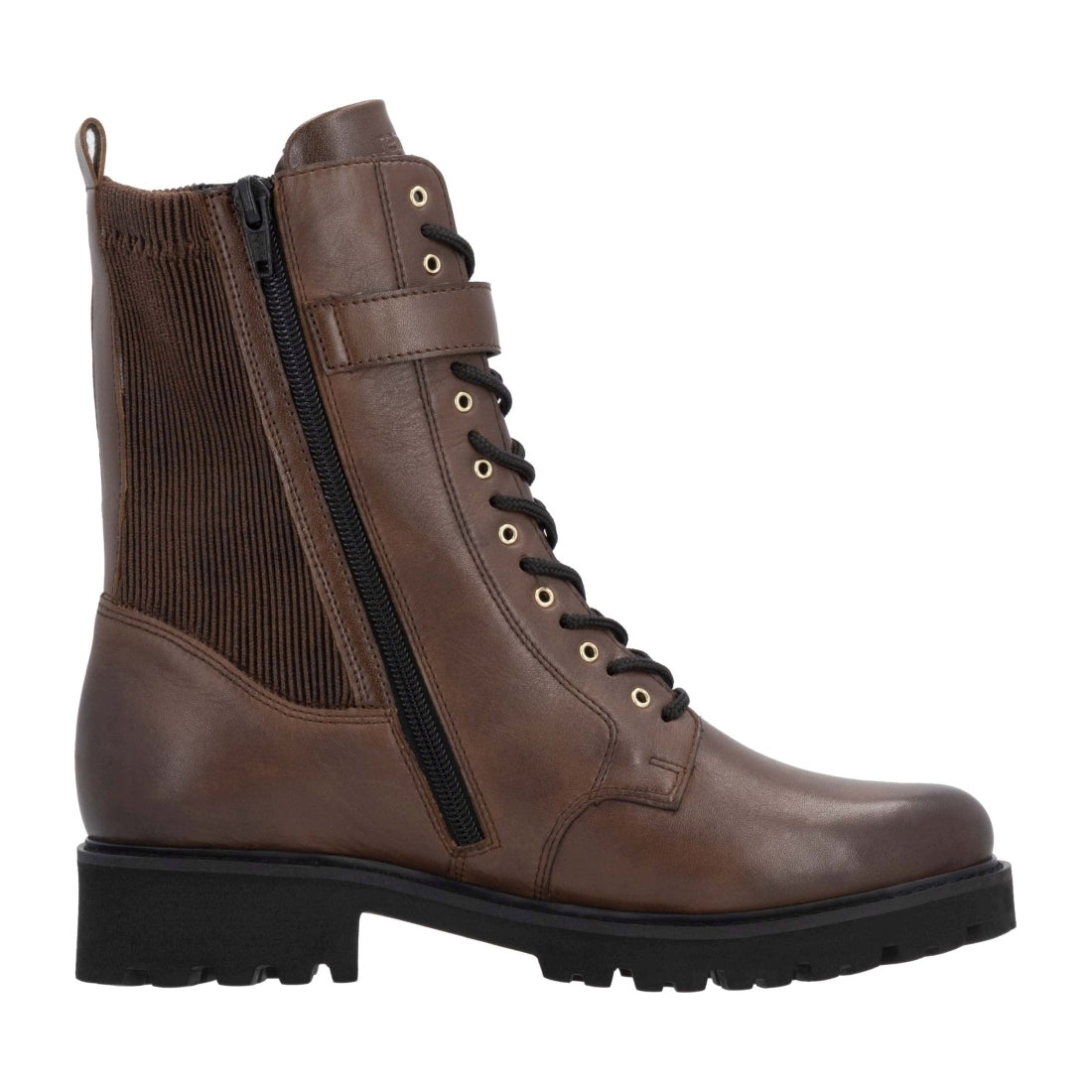 brown casual closed ladies mid height boots