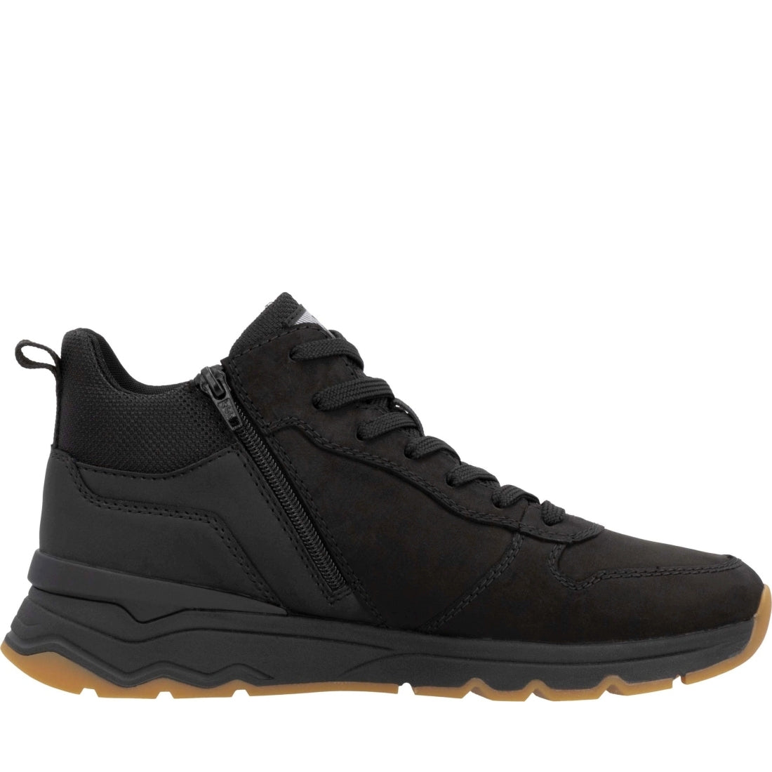 black casual closed men's boots