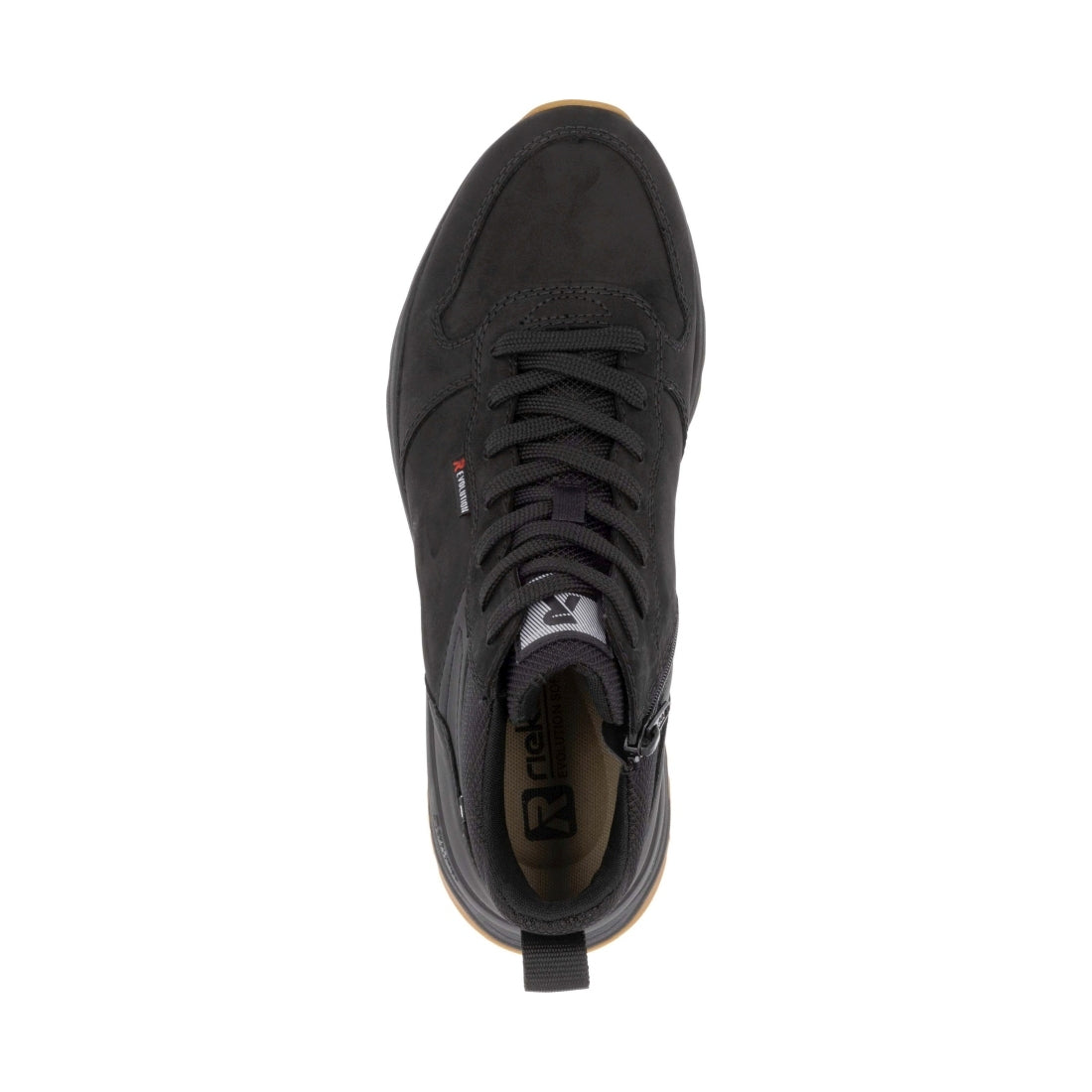 black casual closed men's boots