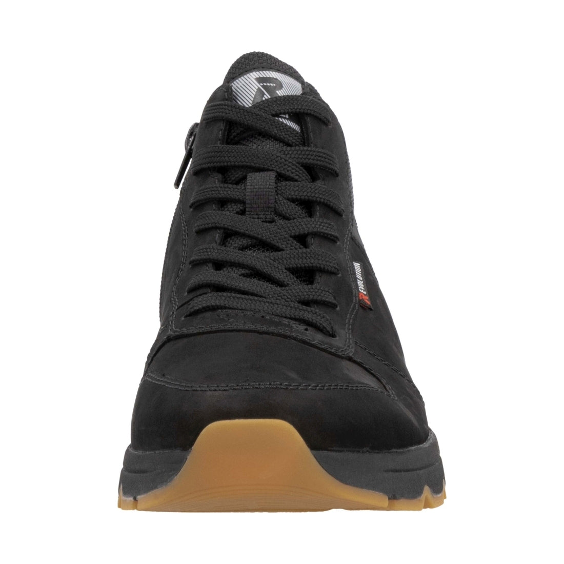 black casual closed men's boots