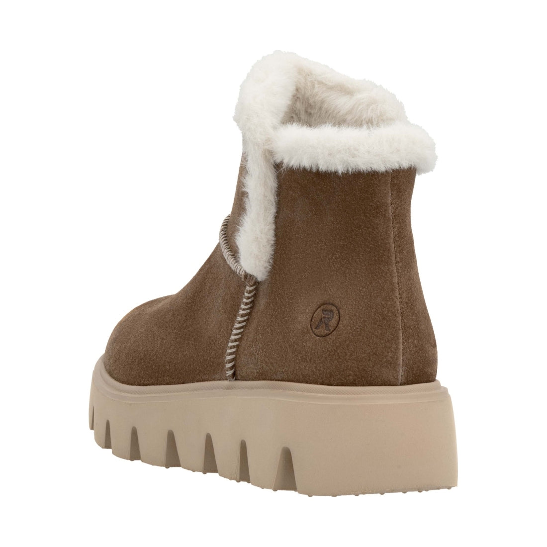 brown casual closed ladies mid height boots