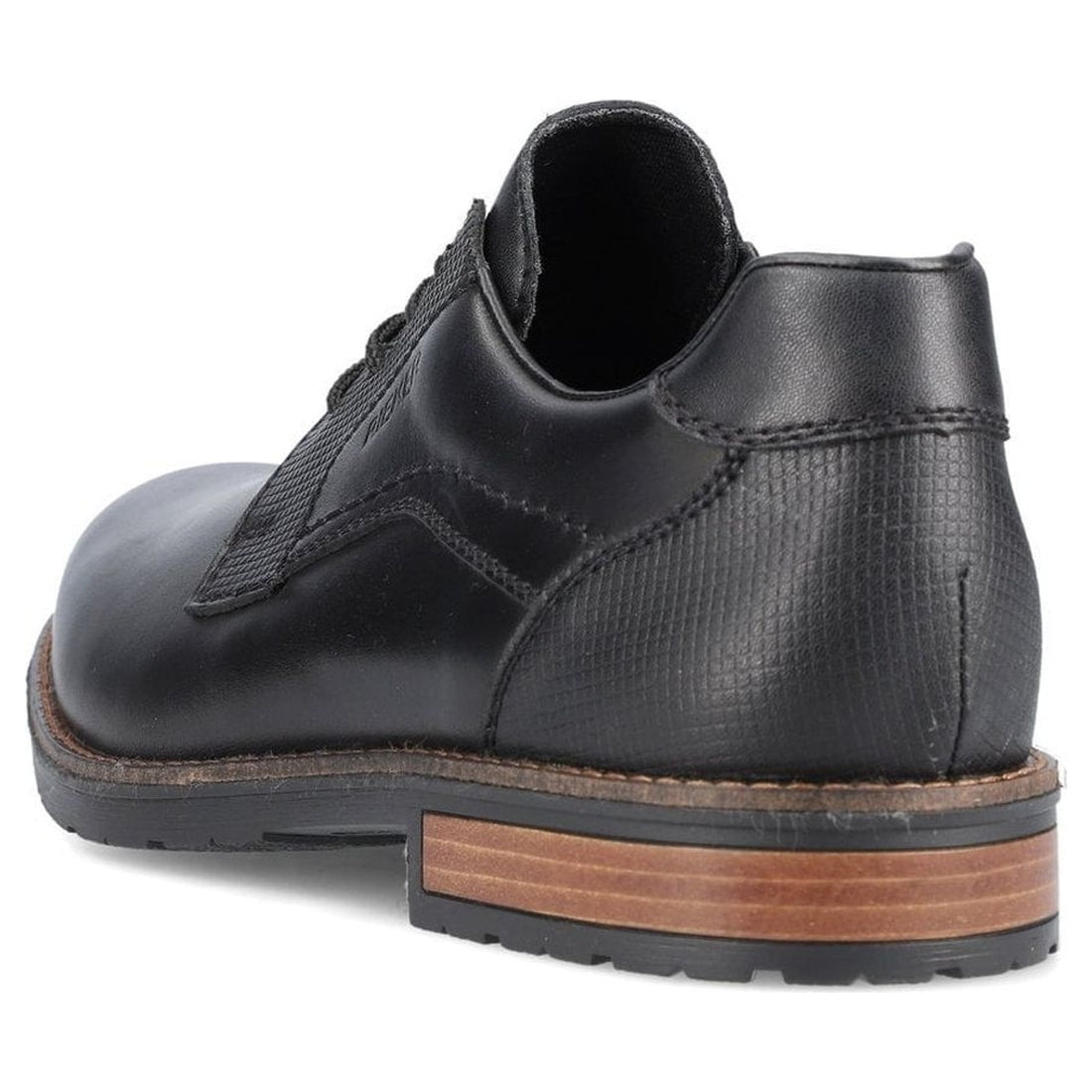black elegant closed men's shoes