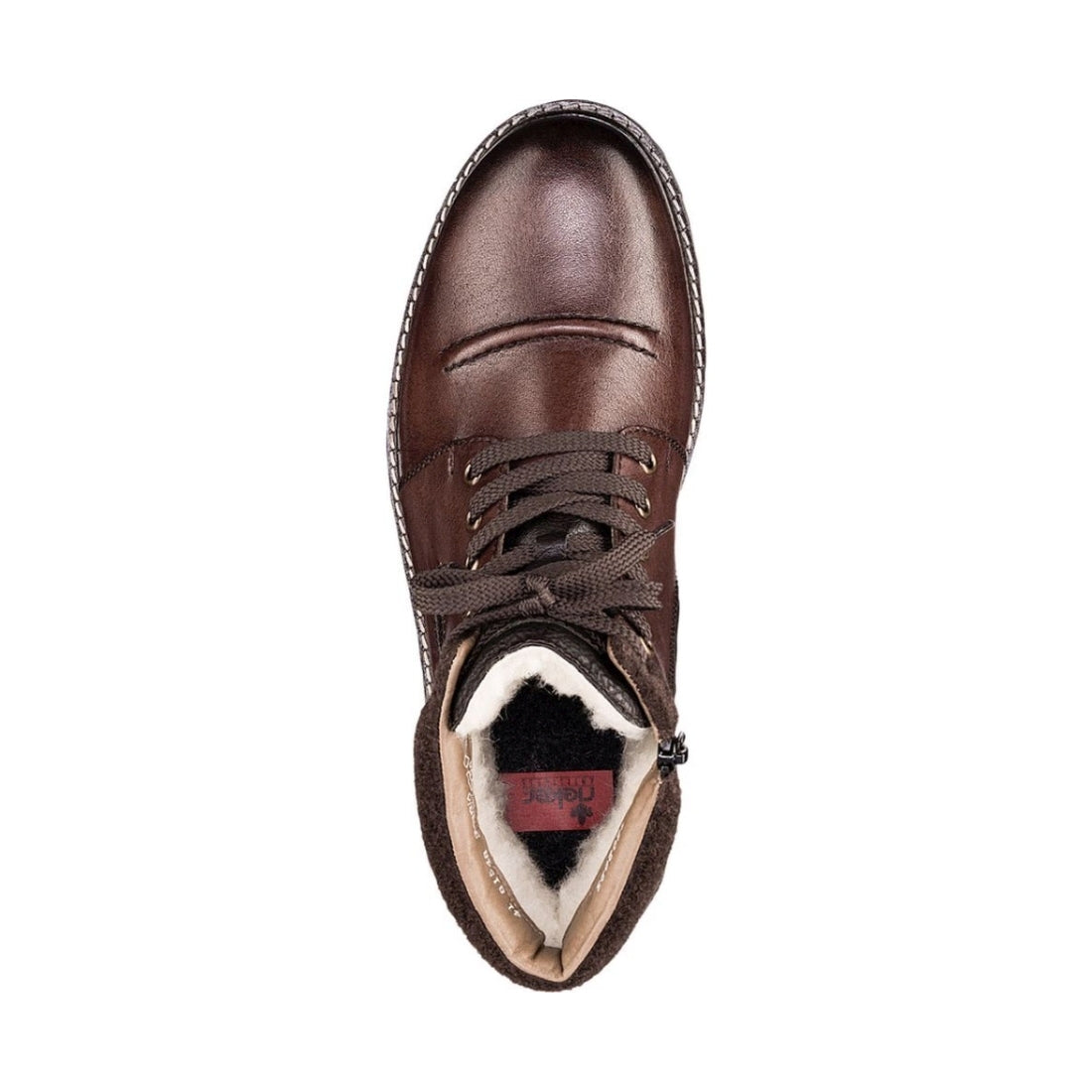 brown casual closed men's boots
