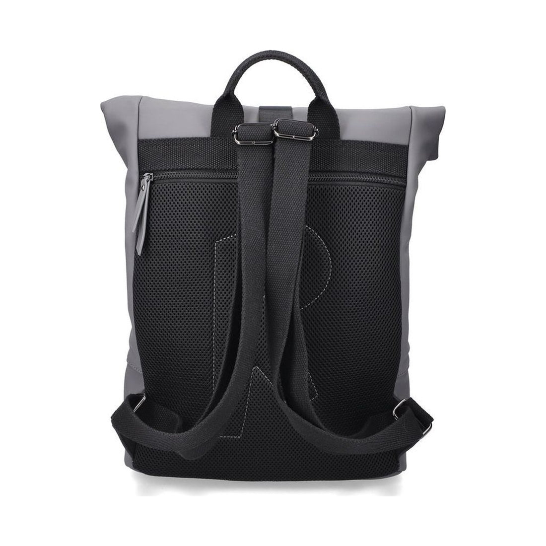 grey casual backpack