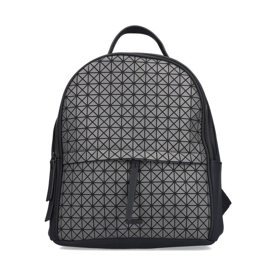 grey combination casual backpack
