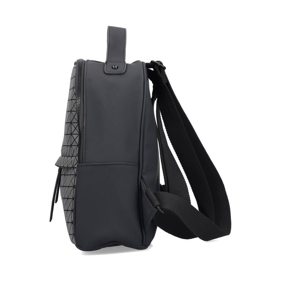 grey combination casual backpack