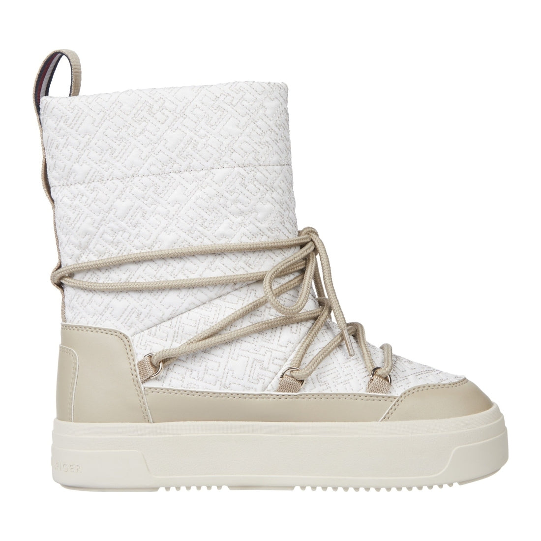 lace-up monogram snowboot