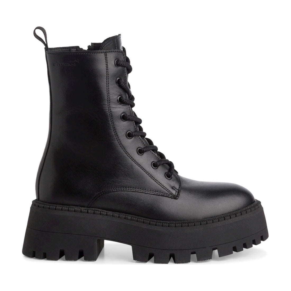 lace boot black