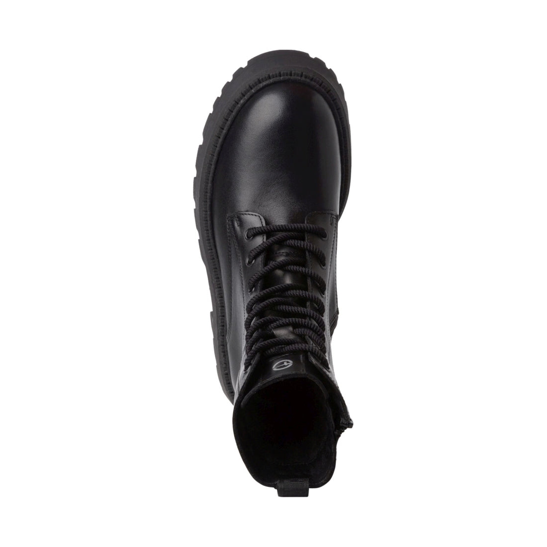 lace boot black