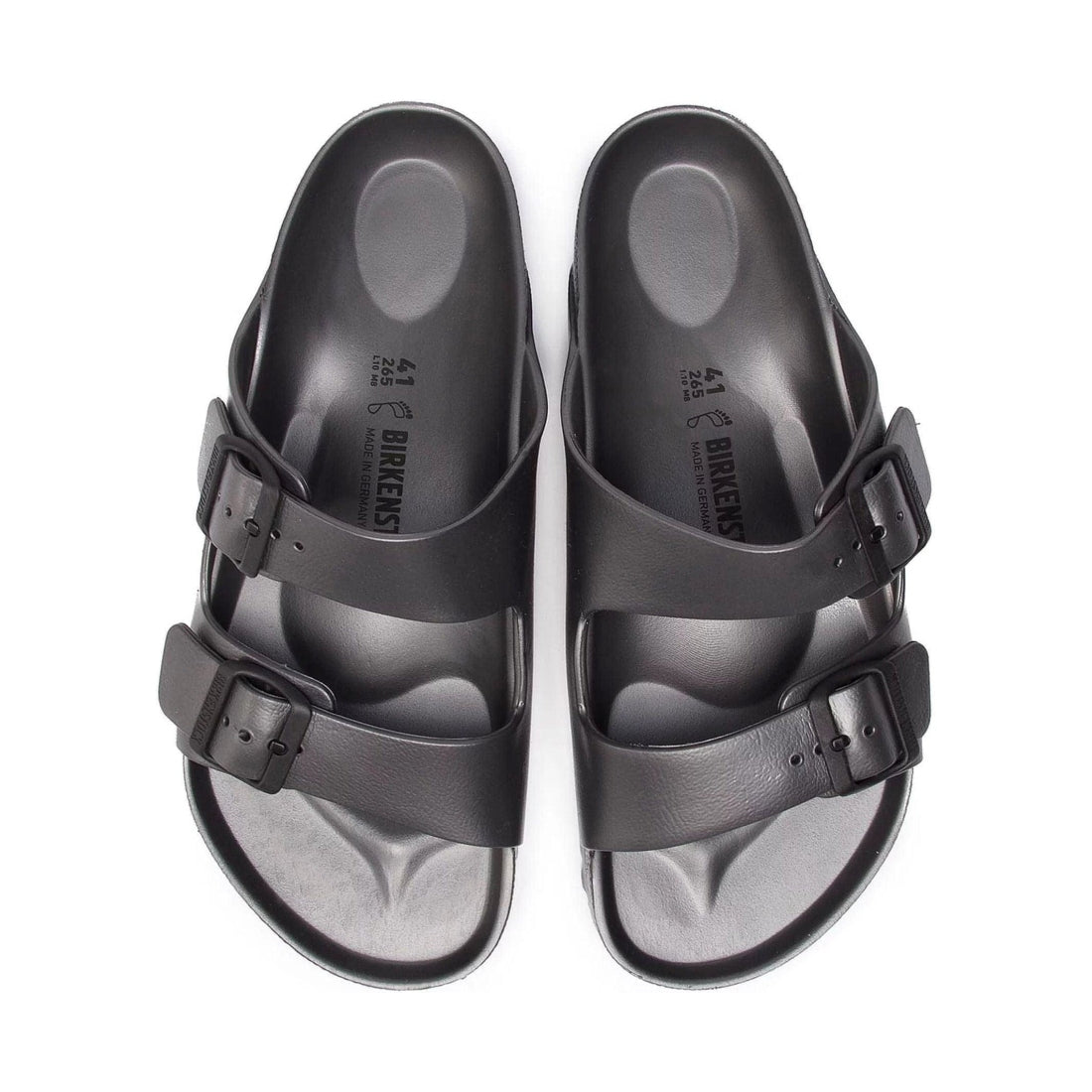 Birkenstock unisex adults grey arizona eva slides | Vilbury London