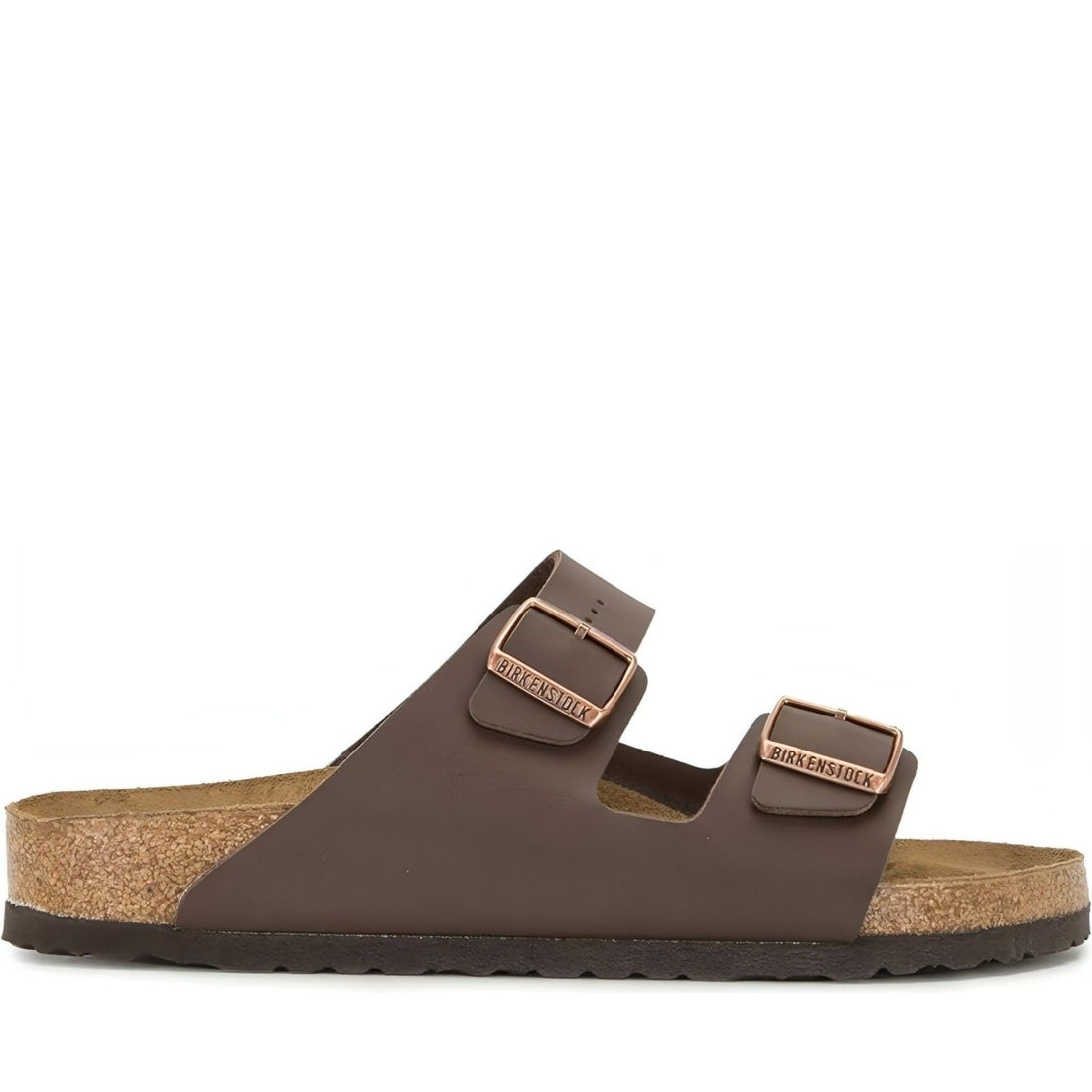 Birkenstock unisex adults brown arizona bf slippers | Vilbury London