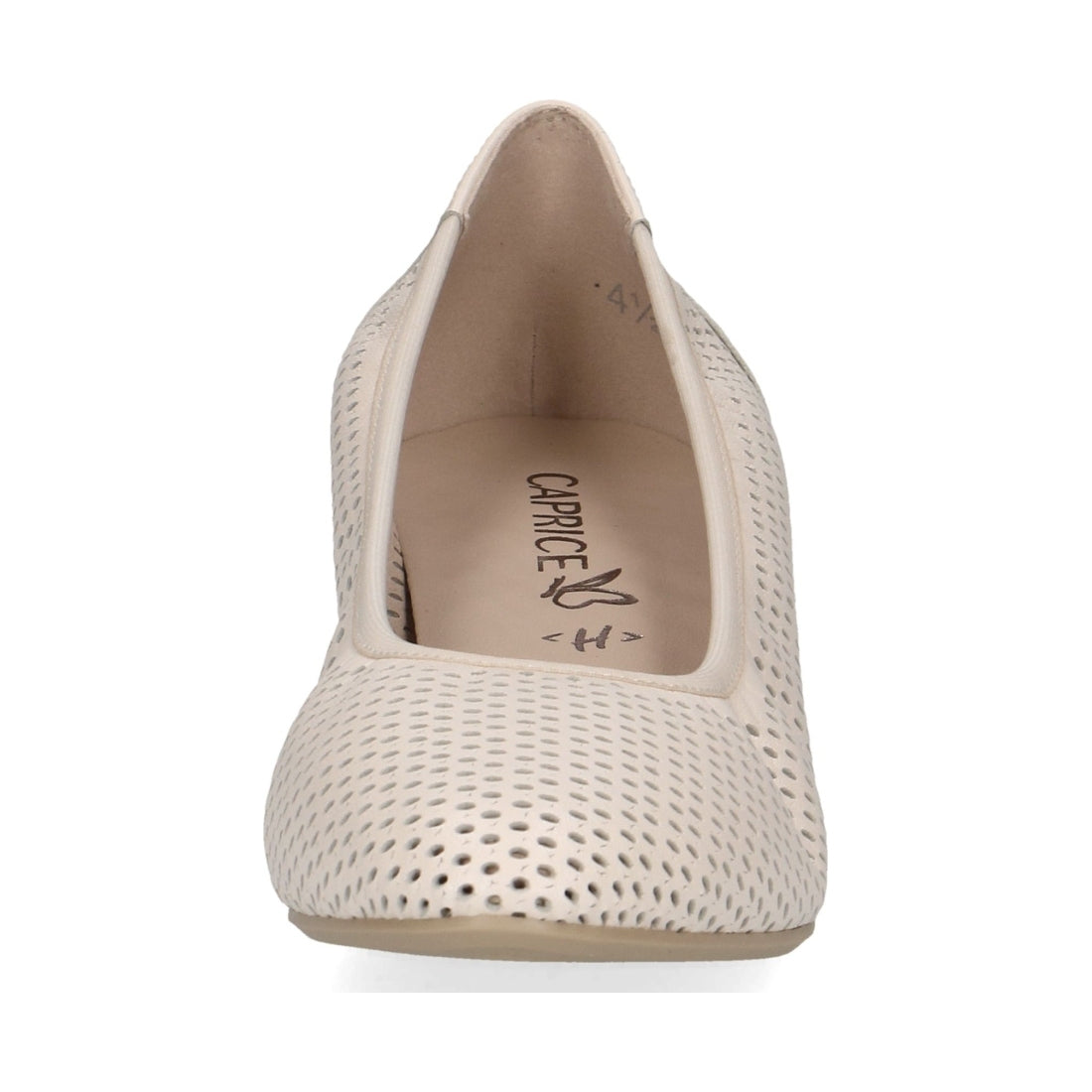 Caprice womens cream perlato elegant closed formal | Vilbury London