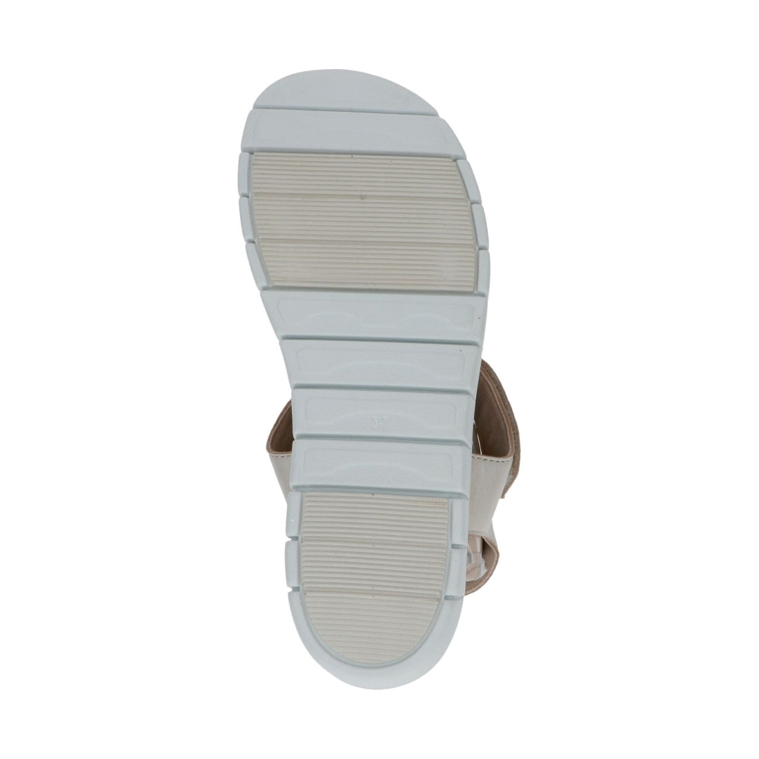 Caprice womens cream perlato casual open sandals | Vilbury London