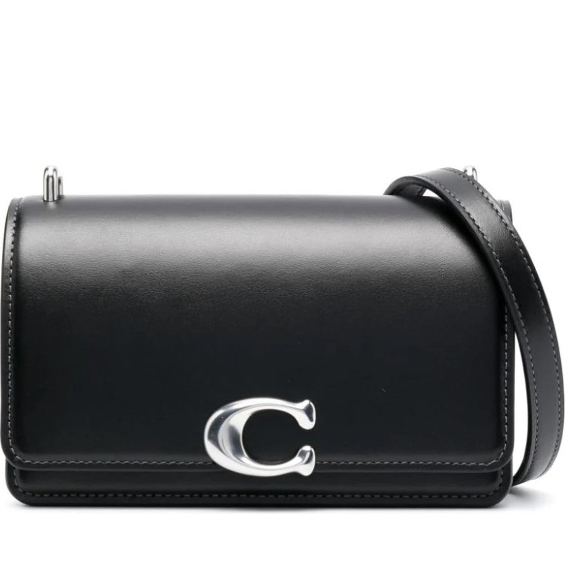 calf leather bandit crossbody