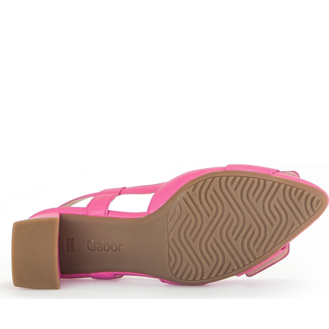 Gabor womens pink elegant part-open sandals | Vilbury London