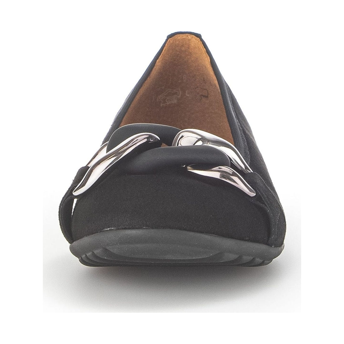 Gabor womens black casual closed ballerinas | Vilbury London