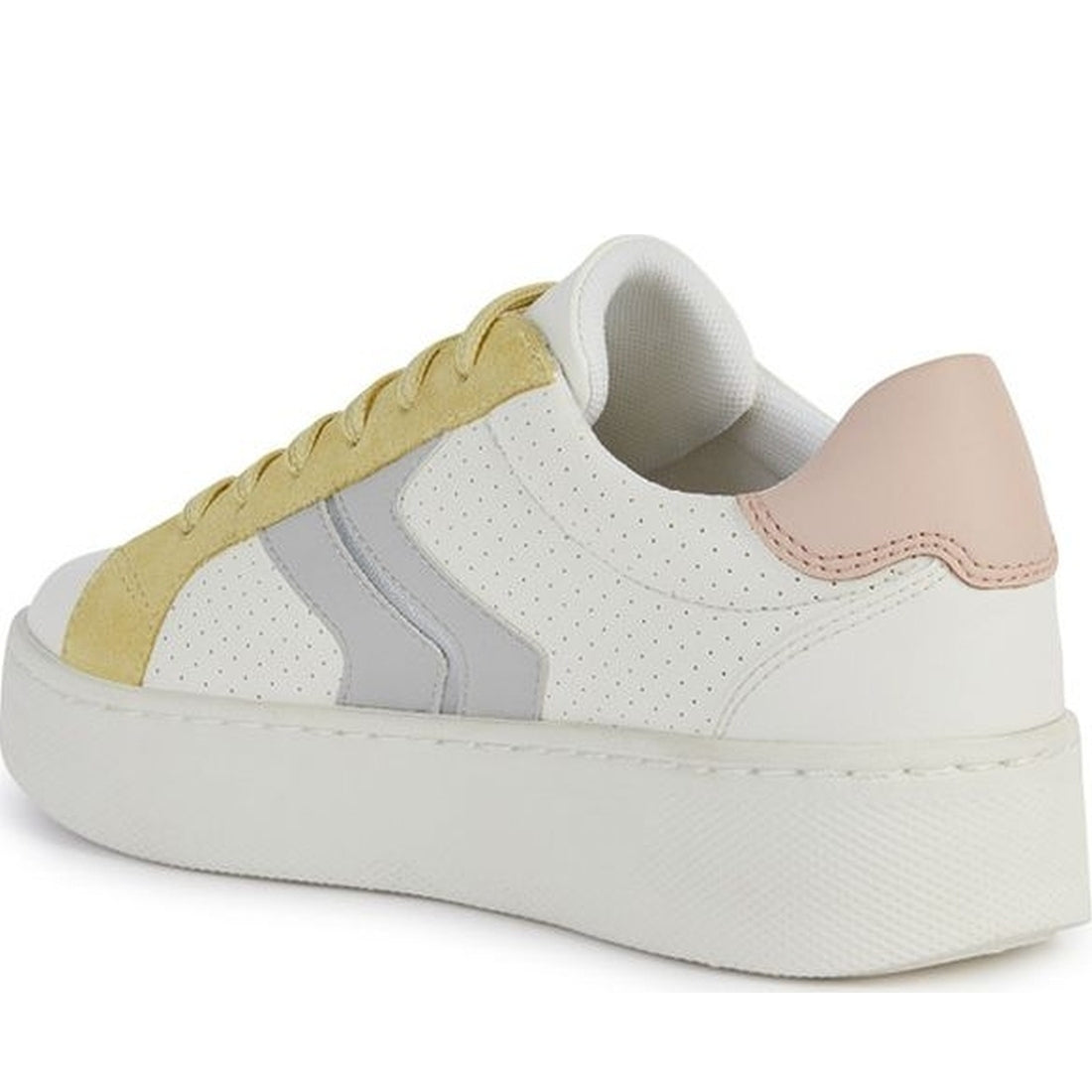 Geox womens optic, lt yello skyely sneakers | Vilbury London